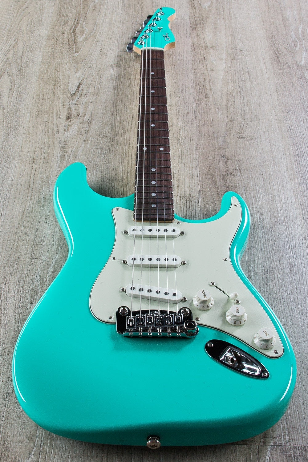 G&L USA Legacy Electric Guitar, Rosewood Fingerboard, Hard Case - Belair Green