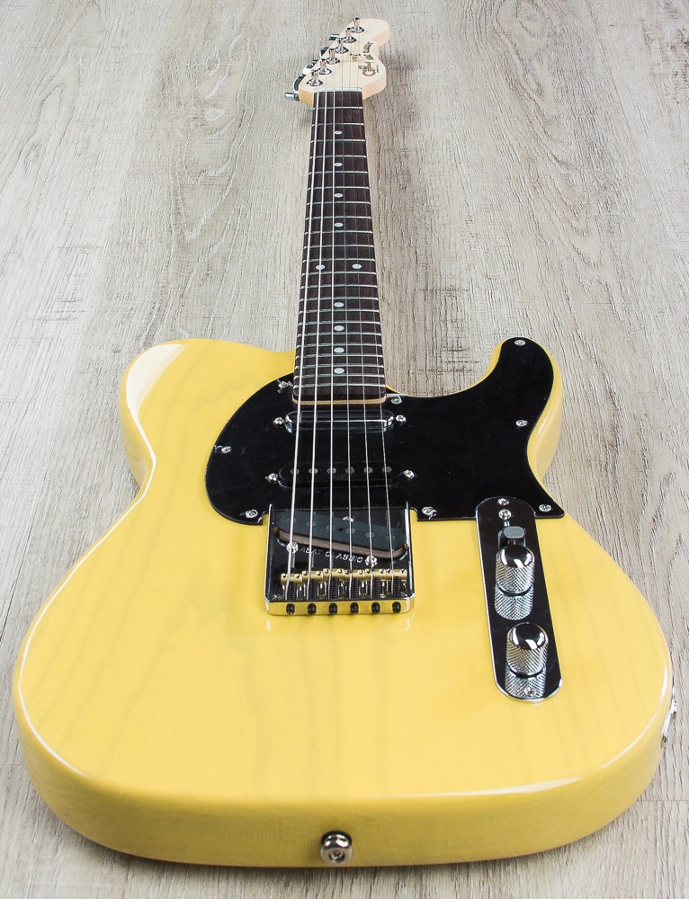 G&L USA ASAT Classic S Alnico Electric Guitar, Rosewood Fingerboard, Hard Case - Butterscotch Blonde