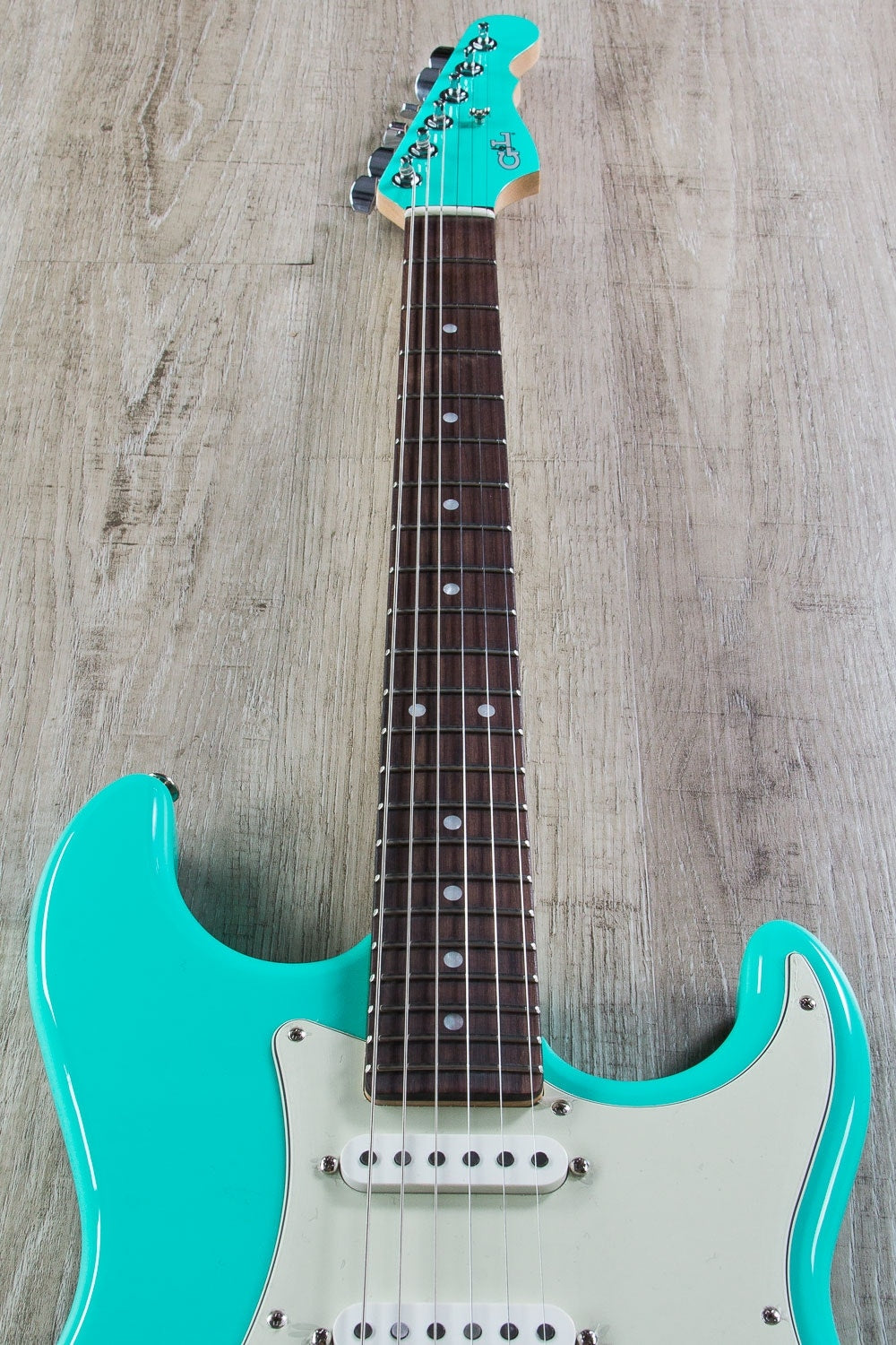 G&L USA Legacy Electric Guitar, Rosewood Fingerboard, Hard Case - Belair Green