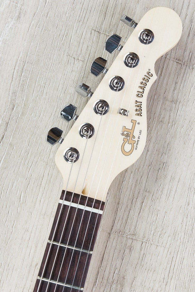 G&L USA ASAT Classic S Alnico Electric Guitar, Rosewood Fingerboard, Hard Case - Butterscotch Blonde