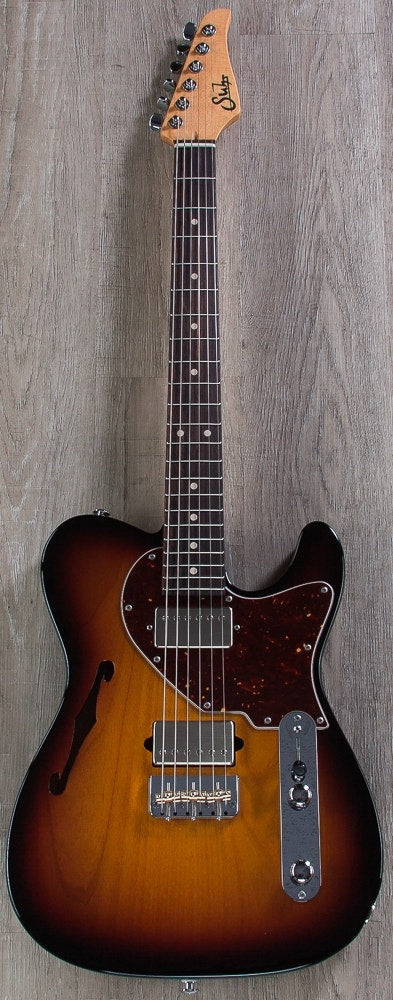 Suhr Alt T Pro Electric Guitar, East Indian Rosewood Fingerboard, Padded Gig Bag - 3-Tone Burst