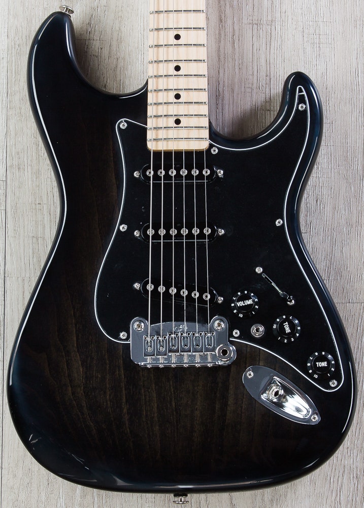 G&L USA S-500 Electric Guitar, Maple Fingerboard, Hard Case - Blackburst