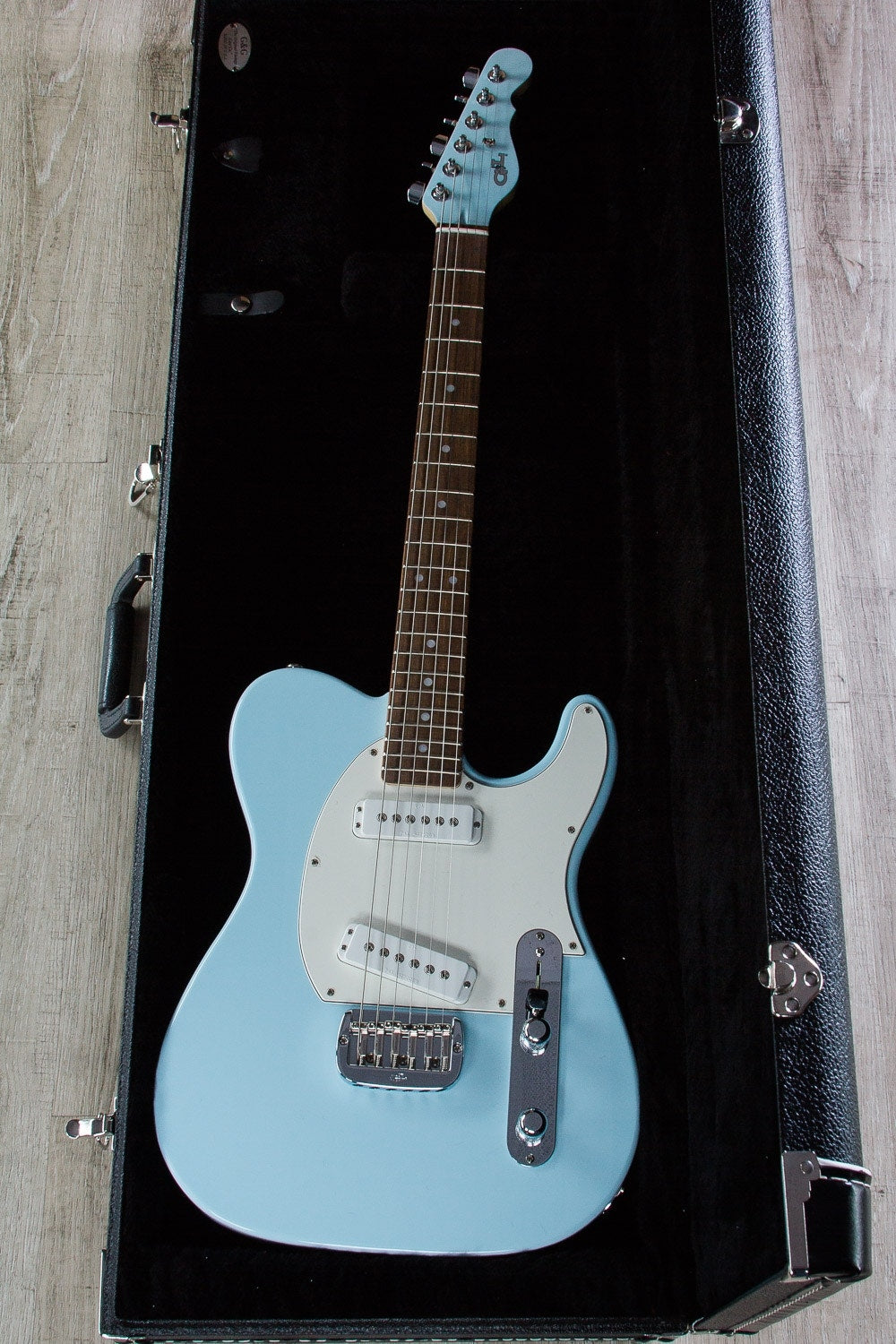 G&L USA ASAT Special Electric Guitar, Caribbean Rosewood Fingerboard, Hard Case - Sonic Blue