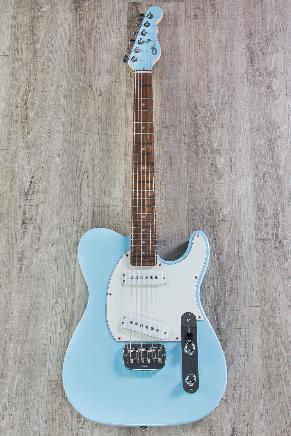 G&L USA ASAT Special Electric Guitar, Caribbean Rosewood Fingerboard, Hard Case - Sonic Blue