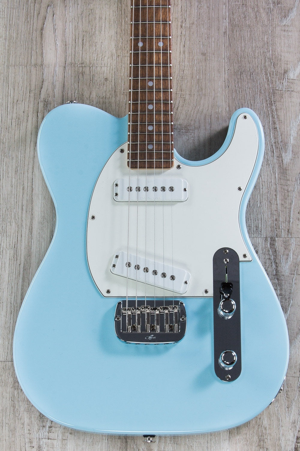 G&L USA ASAT Special Electric Guitar, Caribbean Rosewood Fingerboard, Hard Case - Sonic Blue