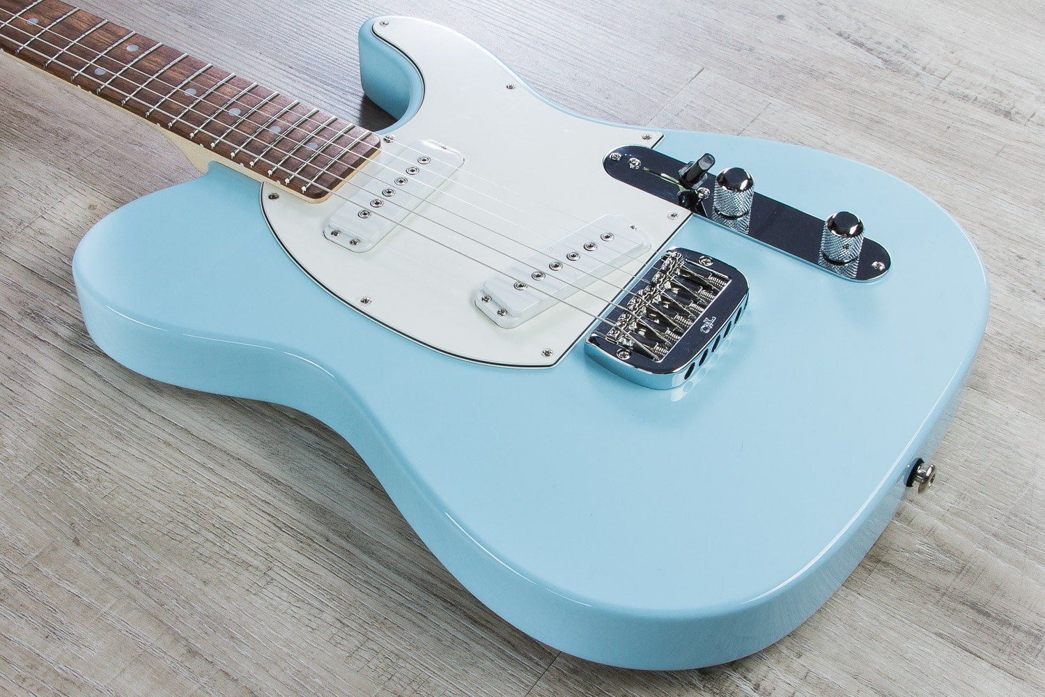 G&L USA ASAT Special Electric Guitar, Caribbean Rosewood Fingerboard, Hard Case - Sonic Blue