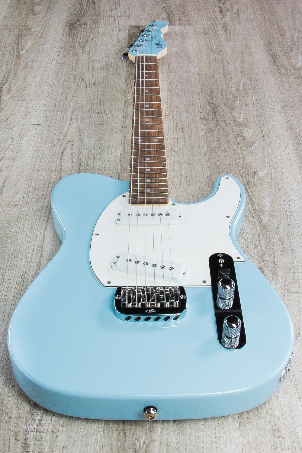 G&L USA ASAT Special Electric Guitar, Caribbean Rosewood Fingerboard, Hard Case - Sonic Blue
