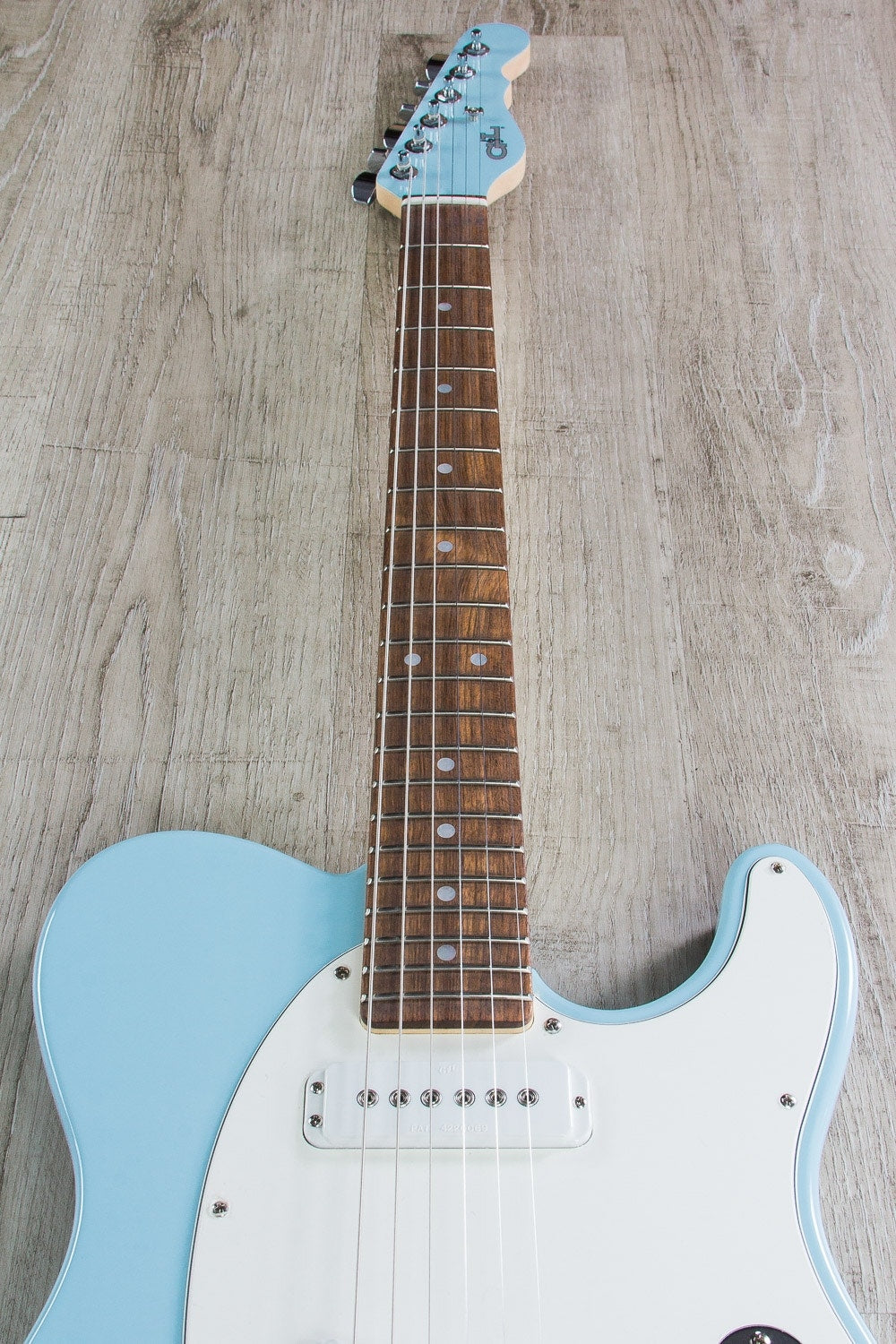 G&L USA ASAT Special Electric Guitar, Caribbean Rosewood Fingerboard, Hard Case - Sonic Blue