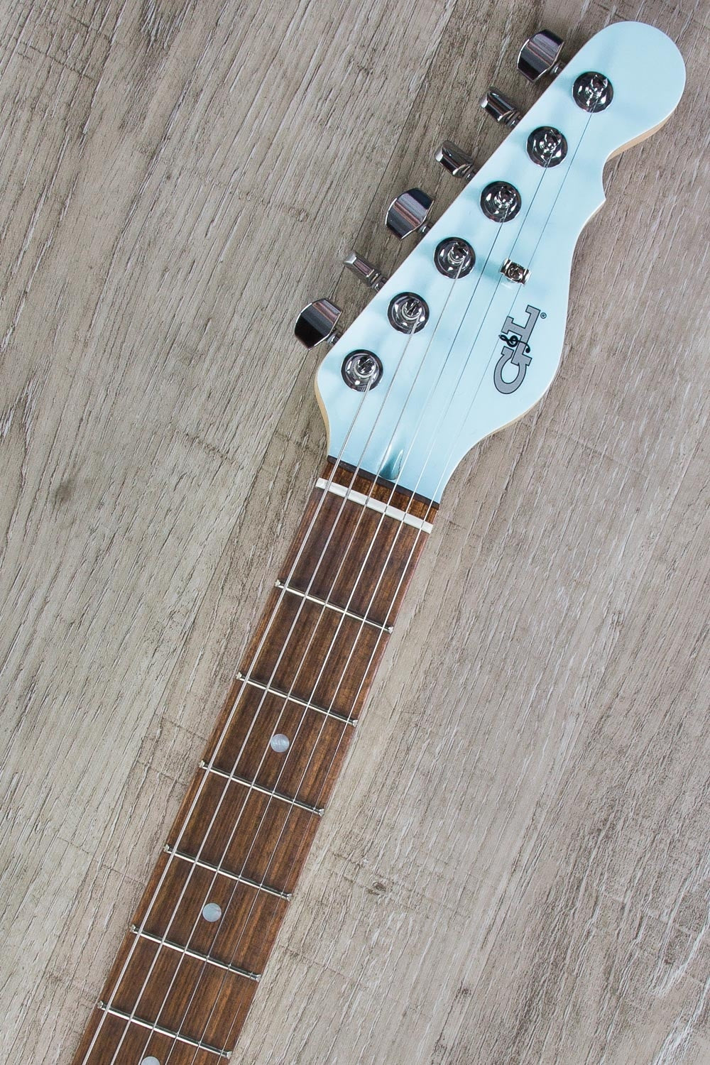 G&L USA ASAT Special Electric Guitar, Caribbean Rosewood Fingerboard, Hard Case - Sonic Blue