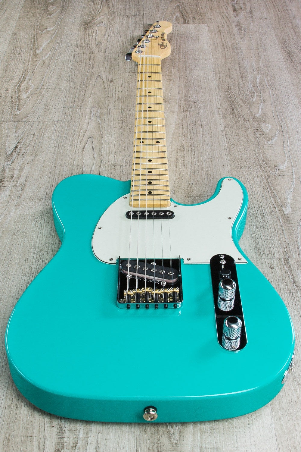G&L USA ASAT Classic Electric Guitar, Maple Fingerboard, Hard Case - Belair Green