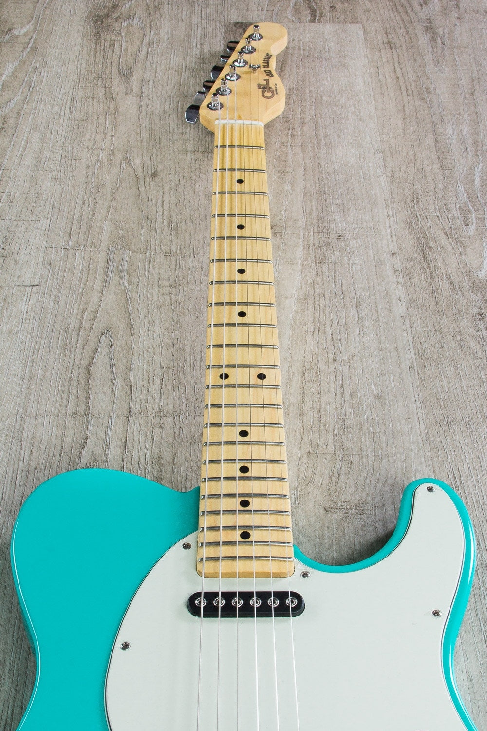 G&L USA ASAT Classic Electric Guitar, Maple Fingerboard, Hard Case - Belair Green