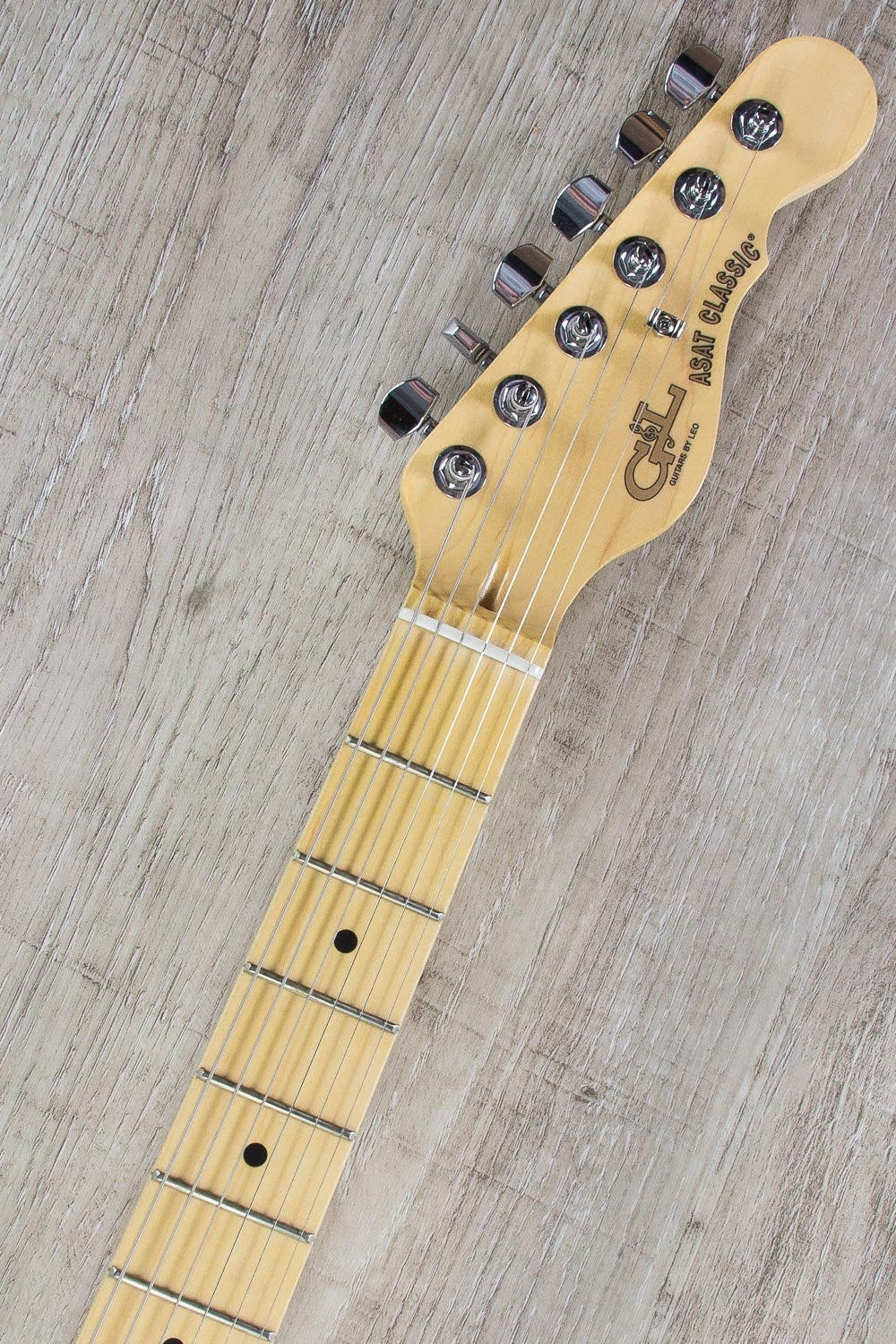 G&L USA ASAT Classic Electric Guitar, Maple Fingerboard, Hard Case - Belair Green