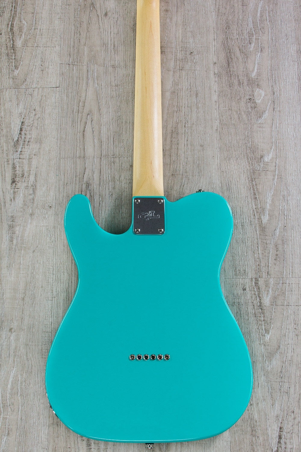 G&L USA ASAT Classic Electric Guitar, Maple Fingerboard, Hard Case - Belair Green