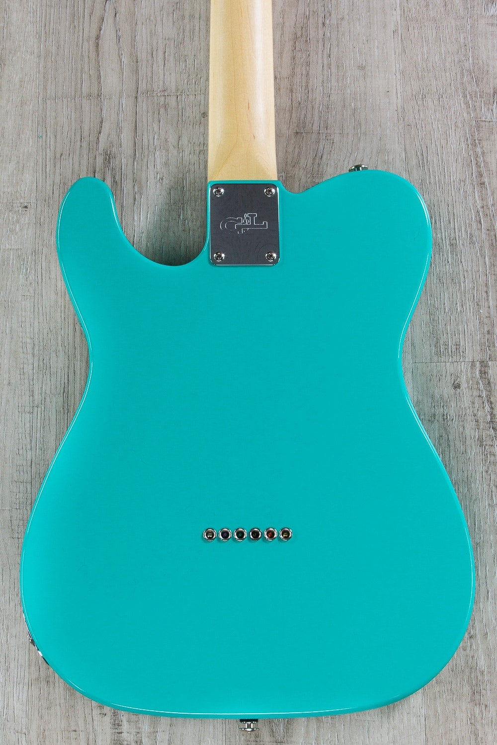 G&L USA ASAT Classic Electric Guitar, Maple Fingerboard, Hard Case - Belair Green