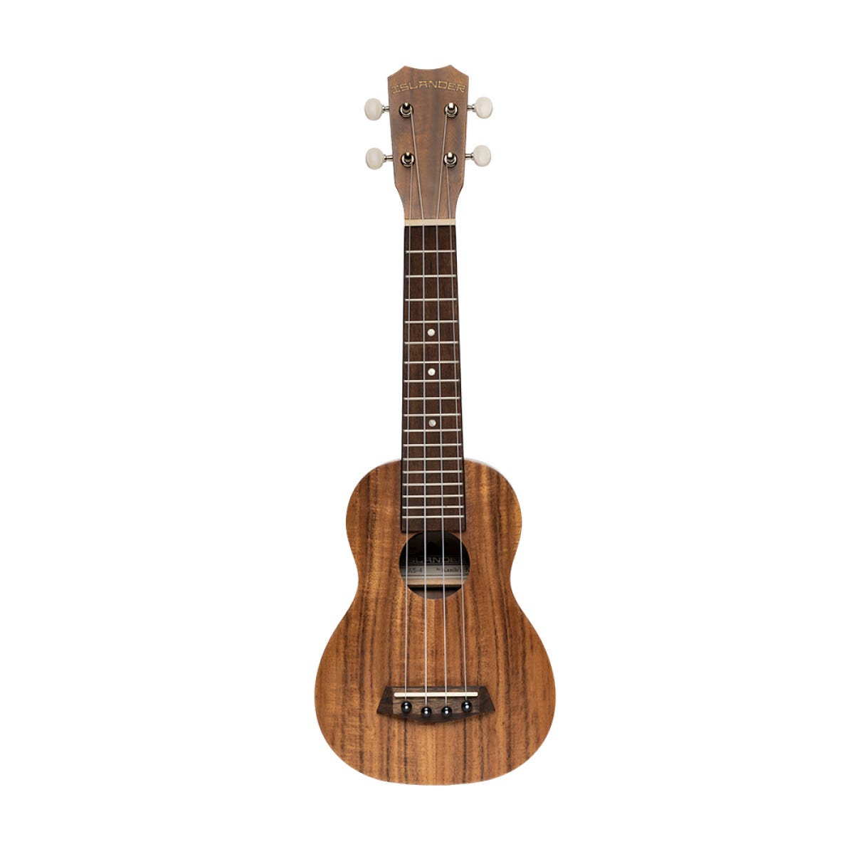 Islander by Kanile'a AS-4 Soprano Ukulele, Acacia Body, Satin Finish, AS4