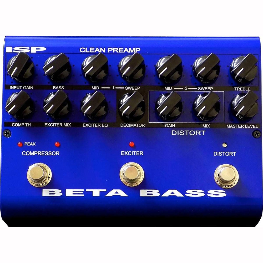 ISP ISP Technologies Beta Bass Preamp EQ Guitar Effects Pedal (B-STOCK)