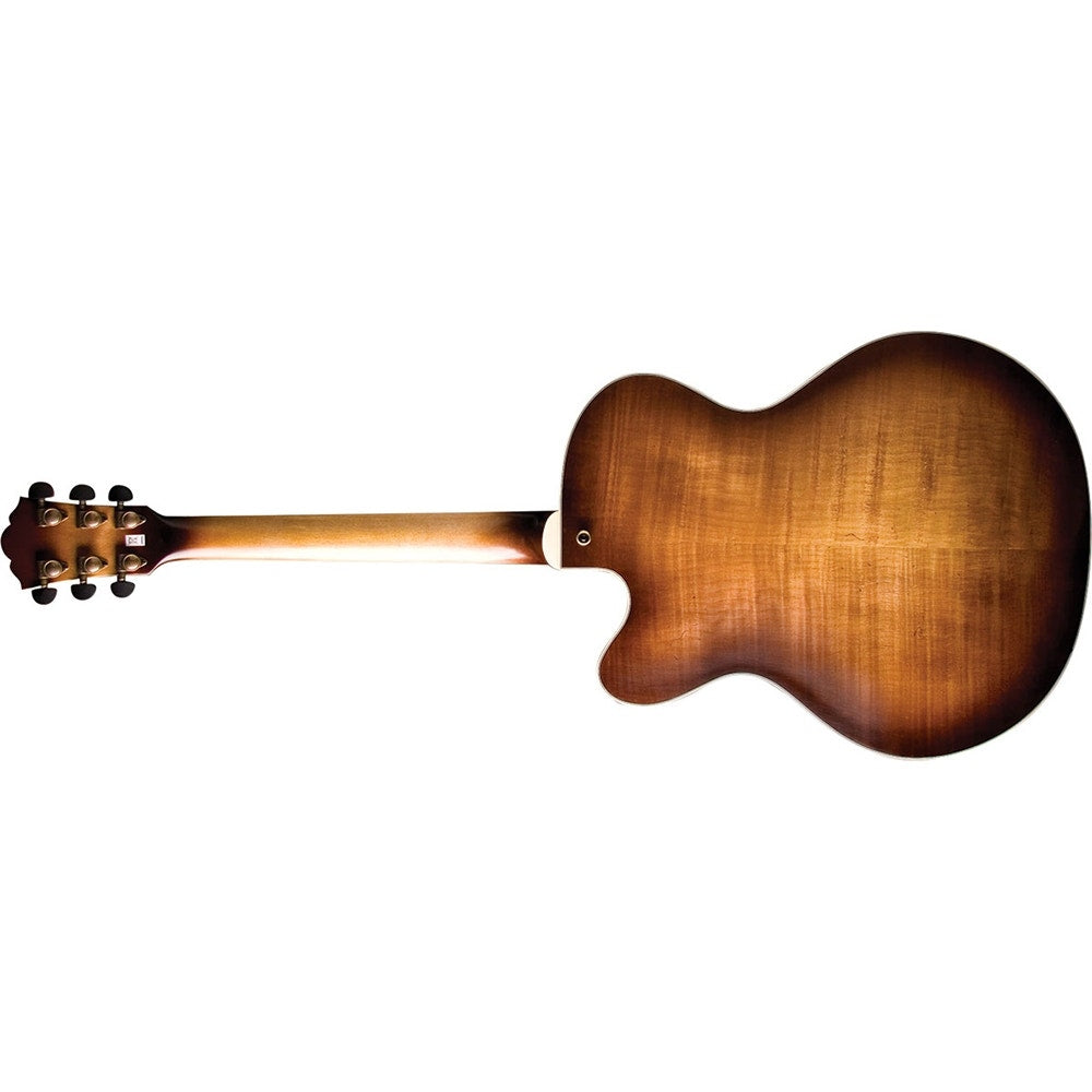 Washburn J600K Jazz Series Hollowbody Electric Guitar with Hard Case - Vintage Matte Finish (B-STOCK)