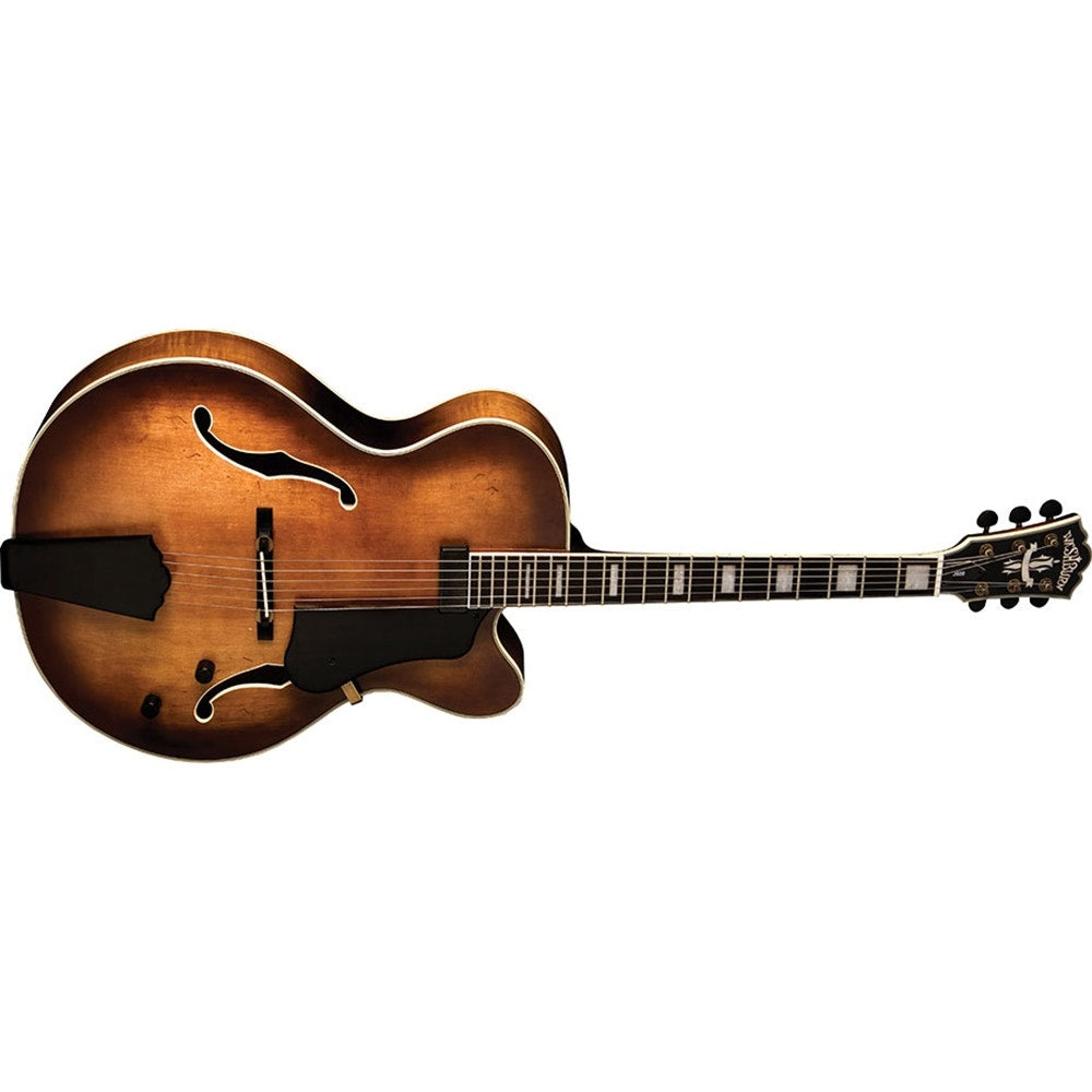 Washburn J600K Jazz Series Hollowbody Electric Guitar with Hard Case - Vintage Matte Finish (B-STOCK)