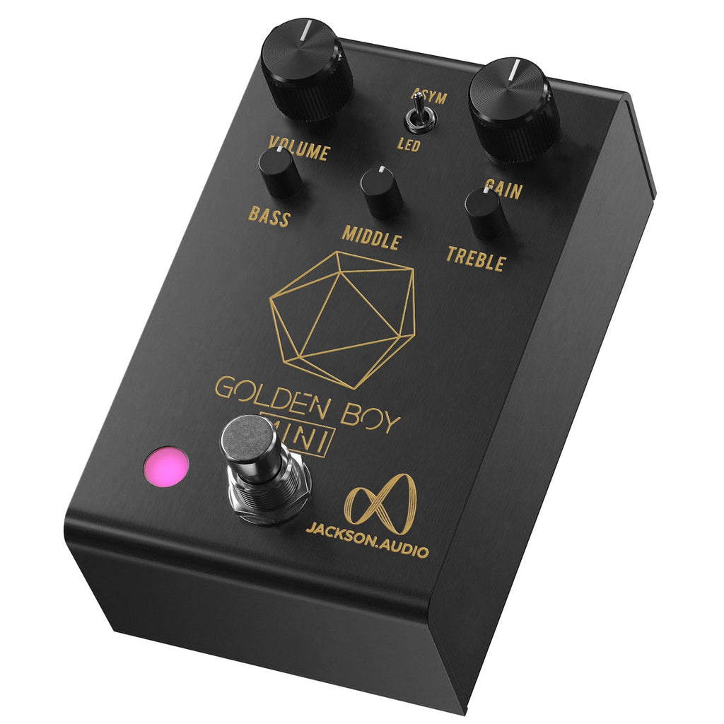Jackson Audio Joey Landreth Golden Boy Mini Overdrive Guitar Effect Pedal, Limited-Edition Black