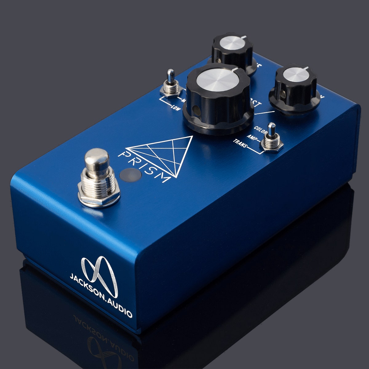 Jackson Audio Prism Buffer Boost Preamp EQ Overdrive Pedal, Blue (B-STOCK)