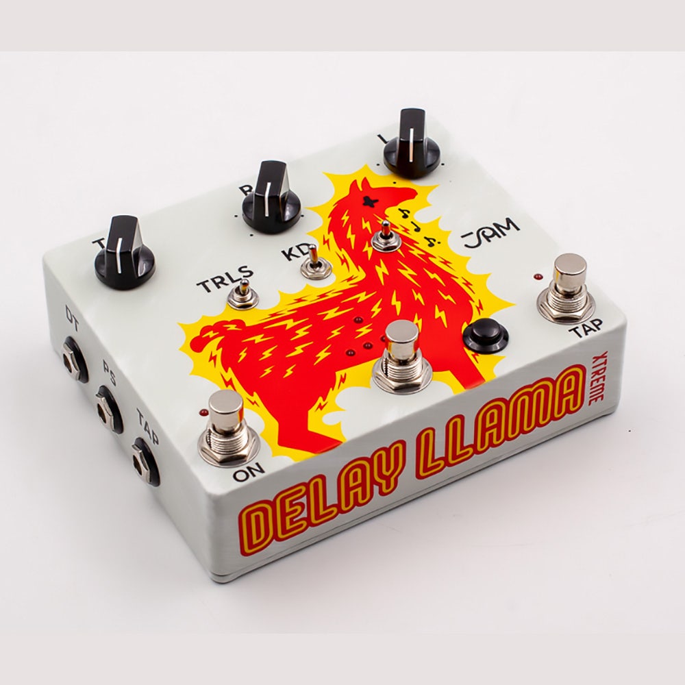 JAM Pedals Delay Llama Extreme Analog Delay w/ Tap Tempo, HOLD Function, Trails Guitar Effects Pedal