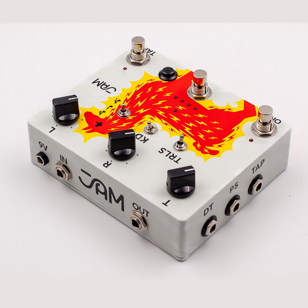 JAM Pedals Delay Llama Extreme Analog Delay w/ Tap Tempo, HOLD Function, Trails Guitar Effects Pedal