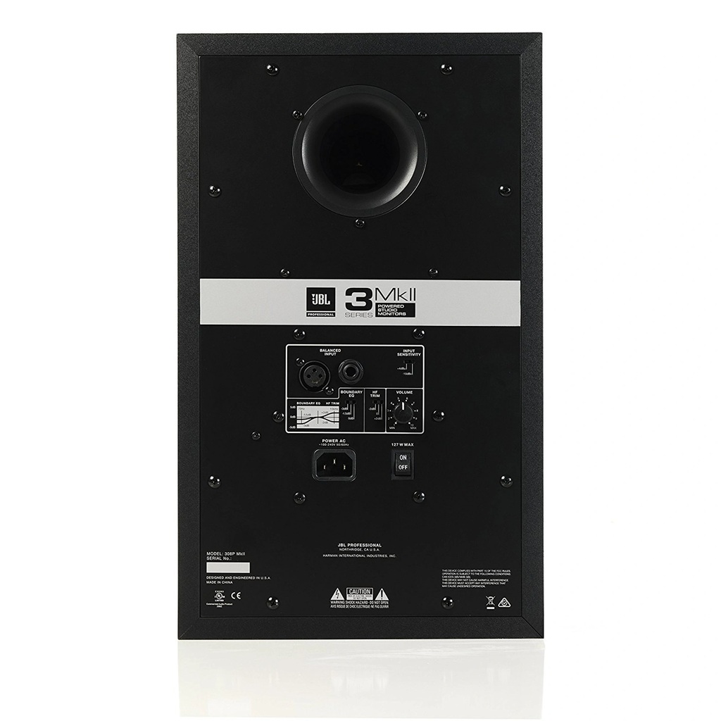 JBL 308P MKII 8" Powered Two-Way Studio Monitor Speaker, Single (B-STOCK)