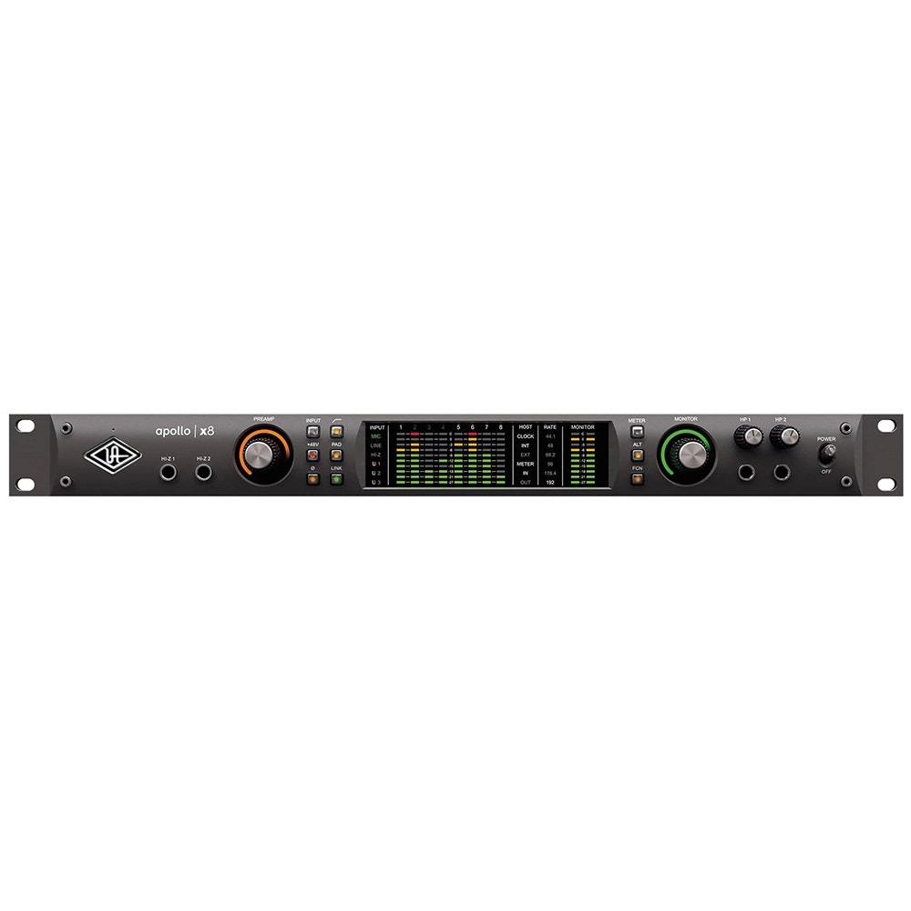 Universal Audio Apollo X8 18x24 Thunderbolt 3 Audio Studio Recording Interface