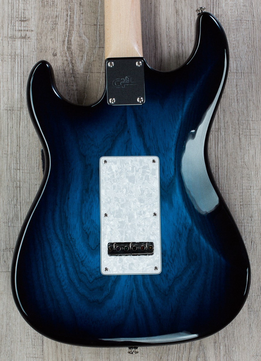 G&L USA Comanche Electric Guitar, Maple Fingerboard, Hard Case - Blueburst