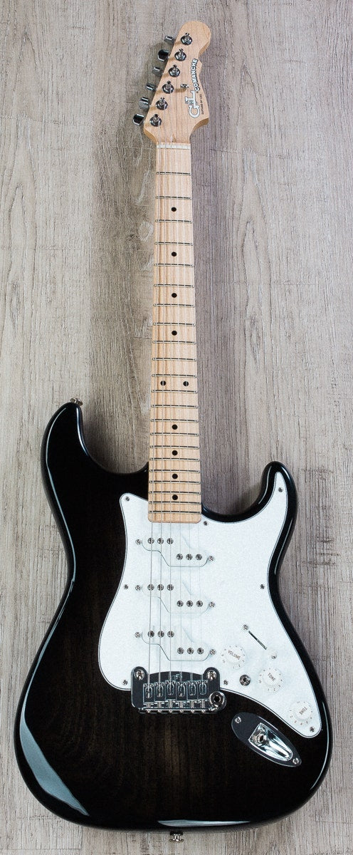 G&L USA Comanche Electric Guitar, Maple Fingerboard, Hard Case - Premiere Black Burst