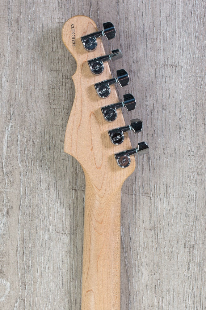 G&L USA S-500 RMC Electric Guitar, Flame Maple Top, Maple Fingerboard, Hard Case - Butterscotch Blonde