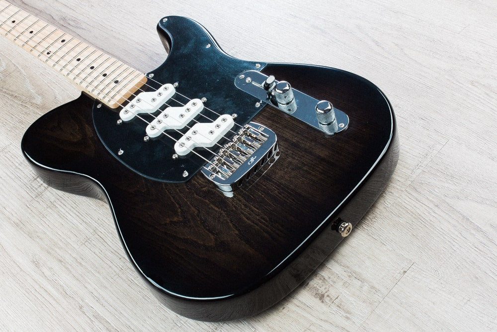 G&L USA ASAT Z-3 Electric Guitar, Maple Fingerboard, Hard Case - Blackburst