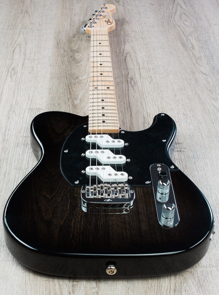 G&L USA ASAT Z-3 Electric Guitar, Maple Fingerboard, Hard Case - Blackburst