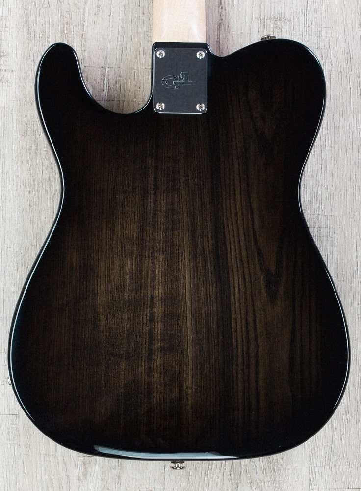 G&L USA ASAT Z-3 Electric Guitar, Maple Fingerboard, Hard Case - Blackburst