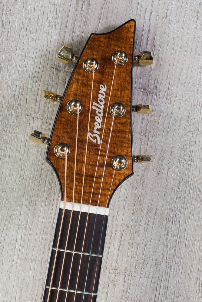 Breedlove Limited Edition Pursuit Concert KK Koa Acoustic-Electric Guitar with Gig Bag - Natural (B-STOCK)
