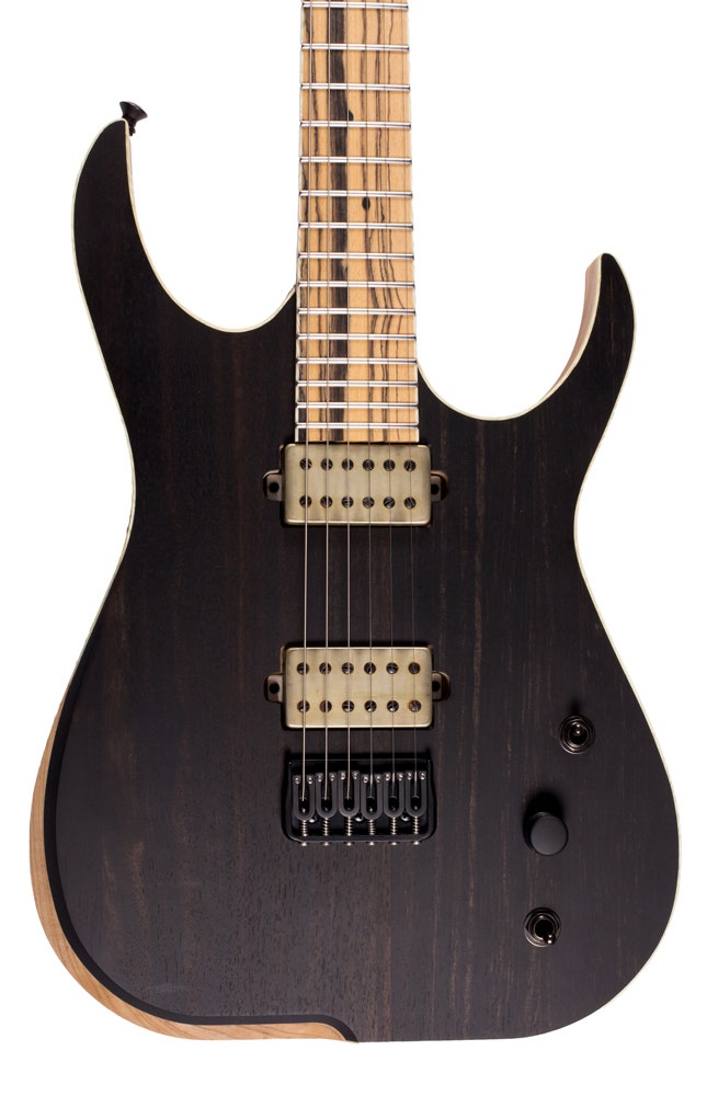 Skervesen Raptor 6 Electric Guitar, Ebony Top, Bare Knuckle Juggernaut Pickups - Natural Finish