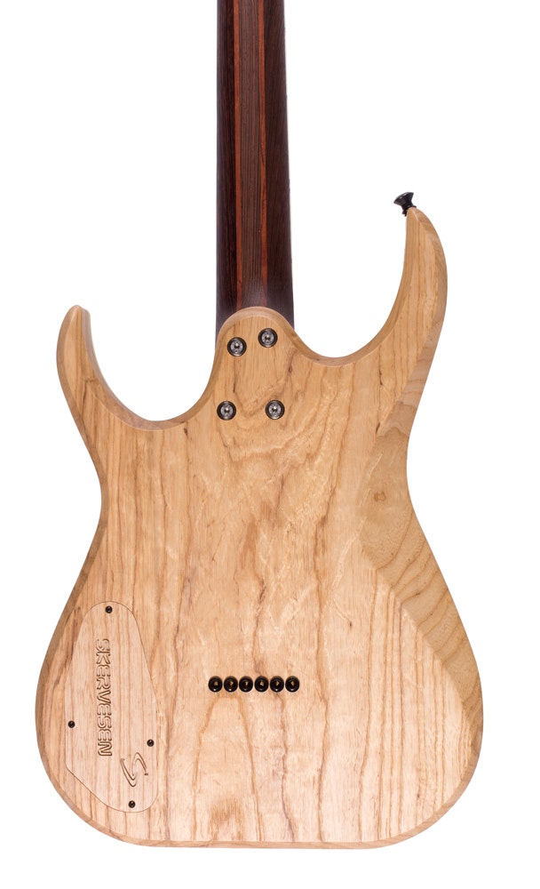 Skervesen Raptor 6 Electric Guitar, Ebony Top, Bare Knuckle Juggernaut Pickups - Natural Finish