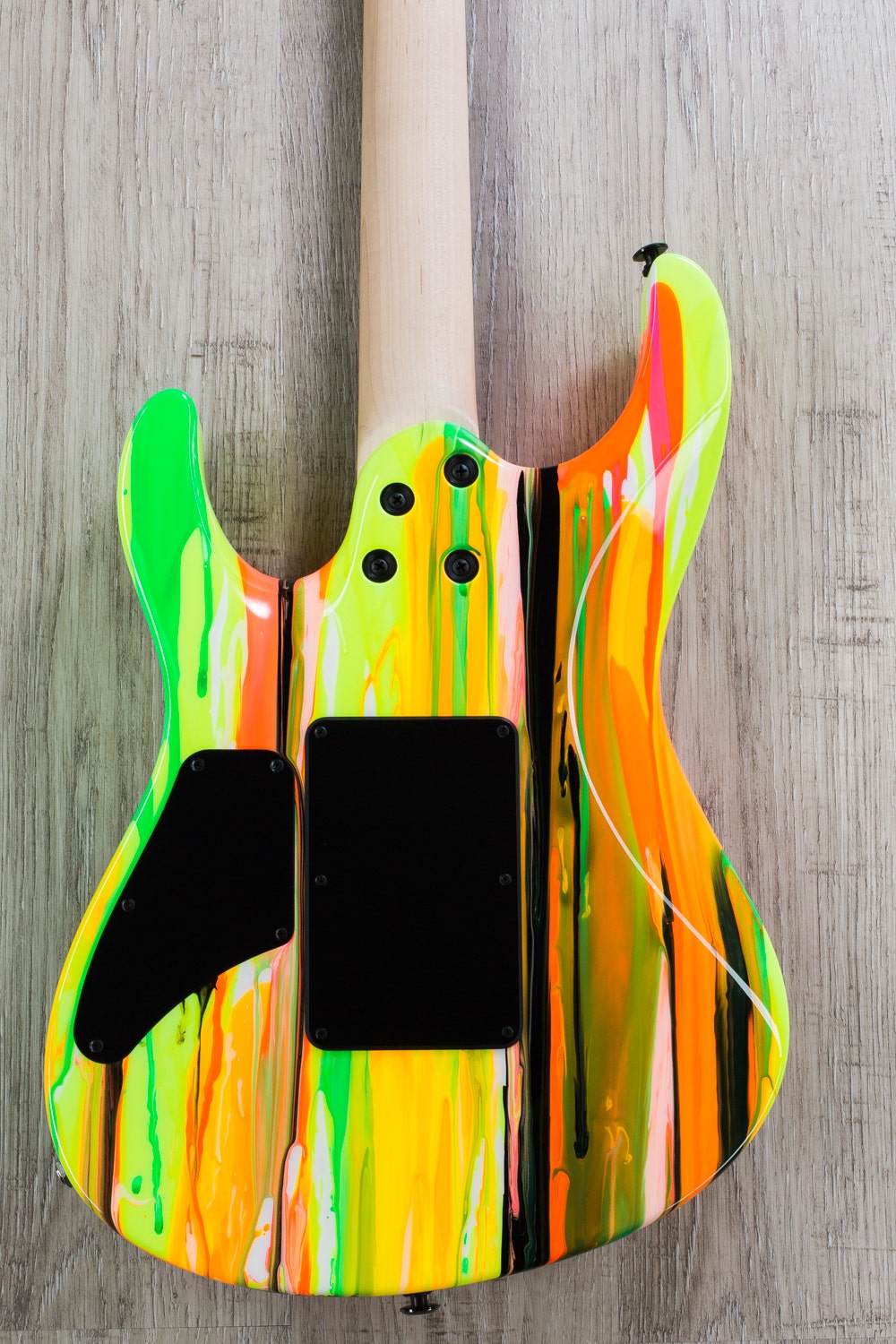 Suhr 80's Shred MKII Ebony Fingerboard Electric Guitar with Hard Case - Drip Finish (JST3W8R)