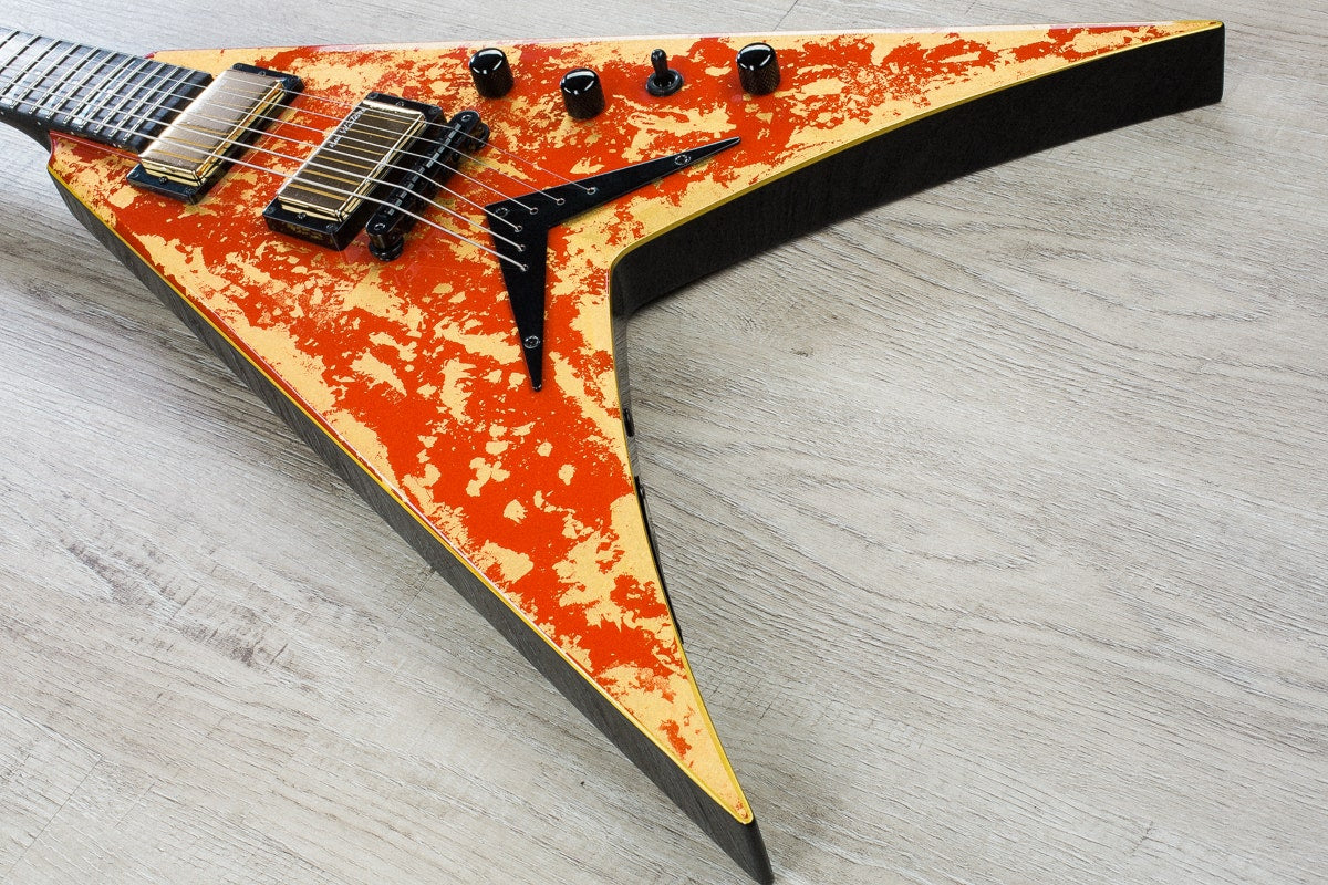Dean Dave Mustaine VMNT Holy Grail Electric Guitar with Case and Limited Edition Chalice - 24K Gold Leaf