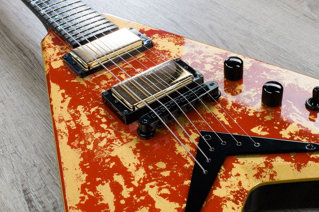 Dean Dave Mustaine VMNT Holy Grail Electric Guitar with Case and Limited Edition Chalice - 24K Gold Leaf
