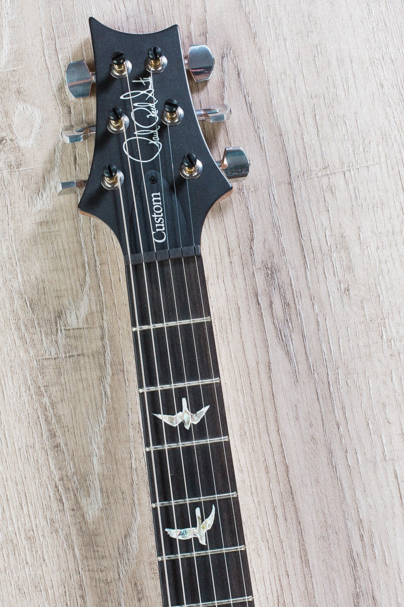 PRS Paul Reed Smith Custom 24 10-Top, Pattern Thin, Electric Guitar with Hard Case - Slate Blue Smokeburst