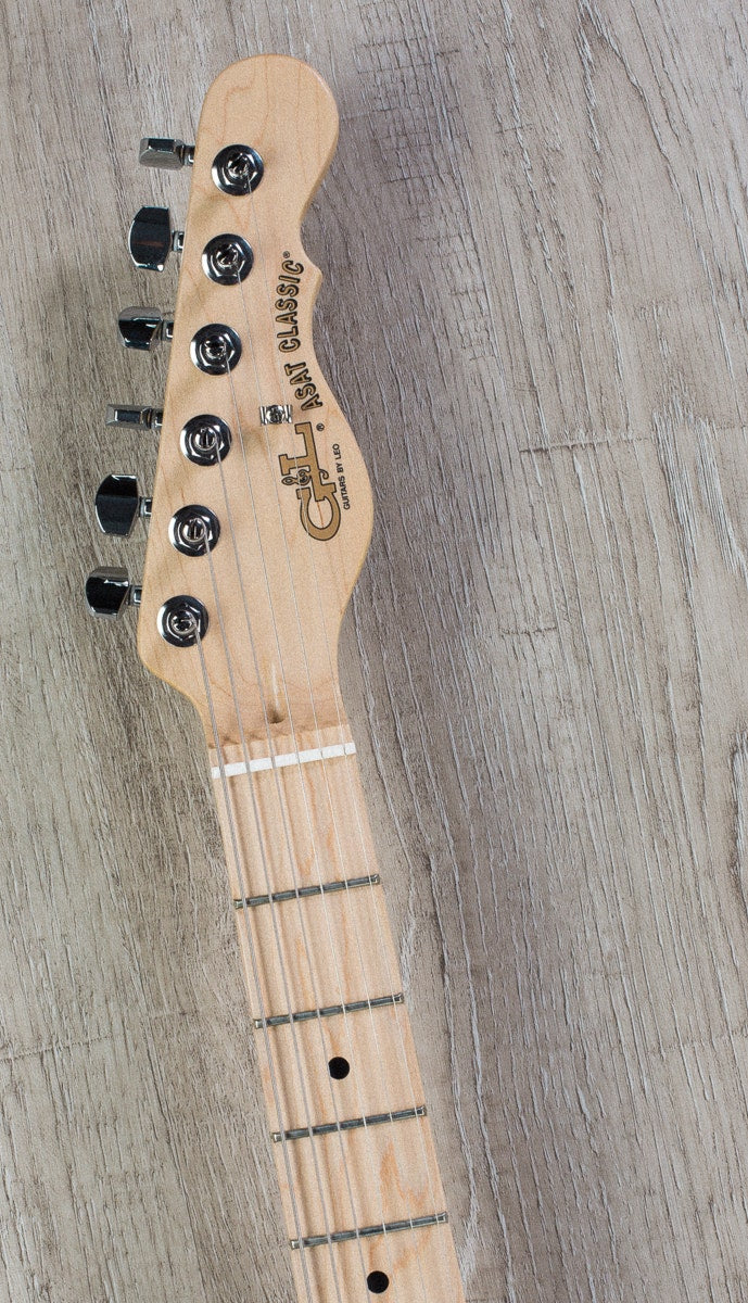 G&L USA ASAT Classic Bluesboy Electric Guitar, Maple Fretboard, Hard Case - Whiskey Finish
