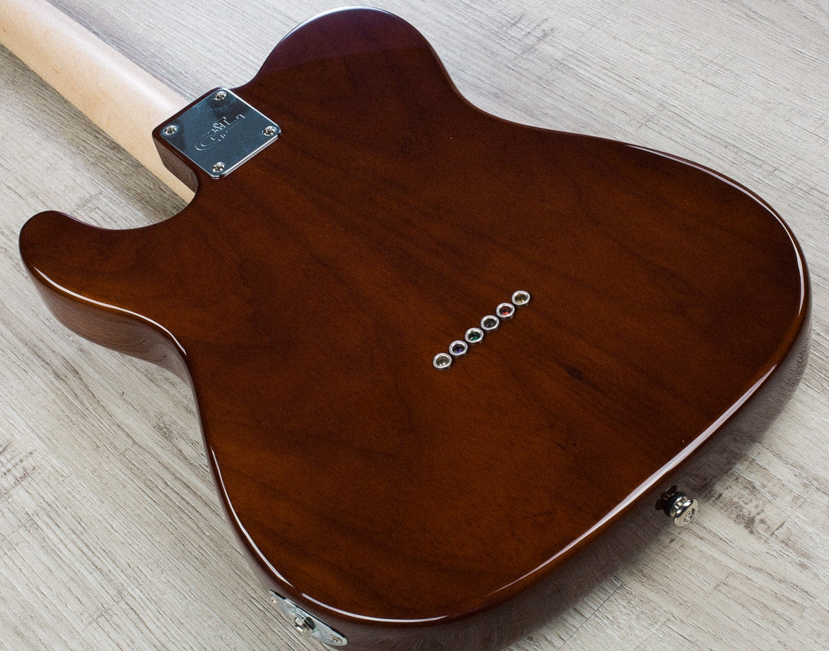 G&L USA ASAT Classic Bluesboy Electric Guitar, Maple Fretboard, Hard Case - Whiskey Finish