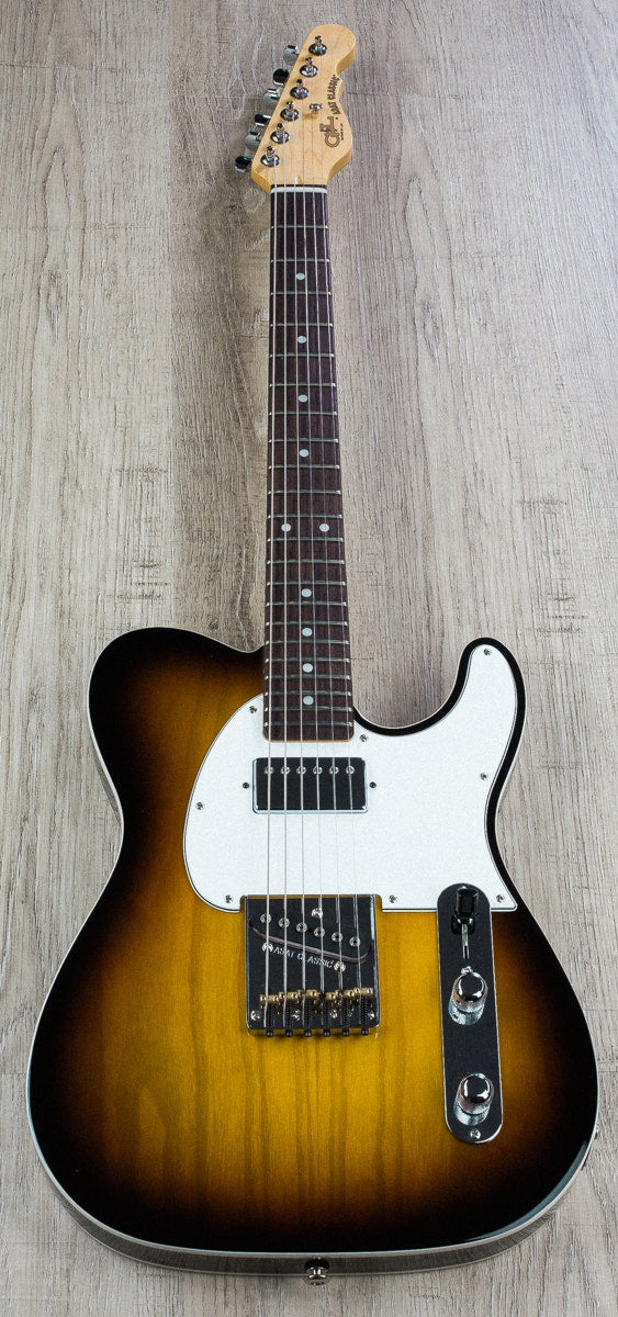 G&L USA ASAT Classic Bluesboy Empress Electric Guitar Rosewood Fretboard with Case - Tobacco Sunburst Finish