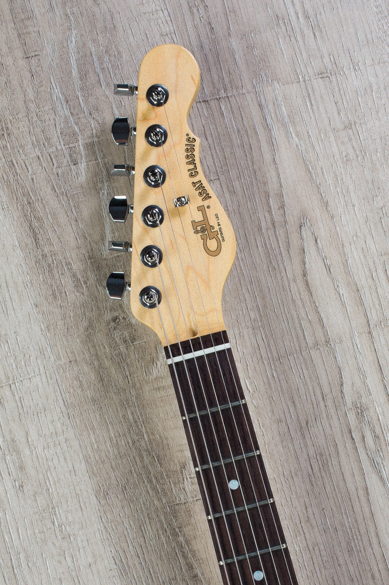 G&L USA ASAT Classic Bluesboy Empress Electric Guitar Rosewood Fretboard with Case - Tobacco Sunburst Finish