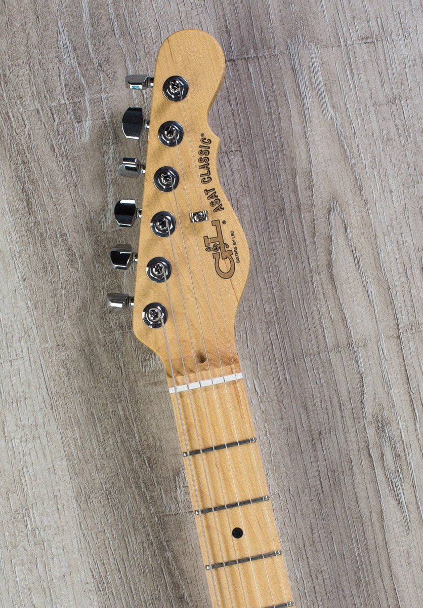G&L USA ASAT Classic Bluesboy Electric Guitar Maple Neck and Fretboard with Case - Old School Tobacco Sunburst