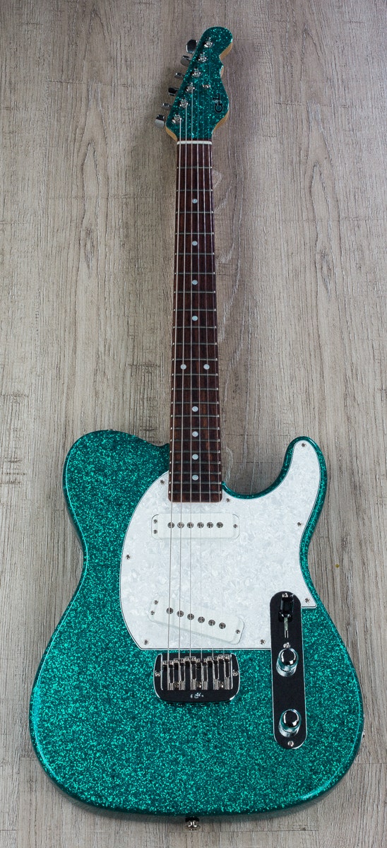 G&L USA ASAT Special Electric Guitar, Rosewood Fingerboard, Hard Case - Turquoise Flake Finish