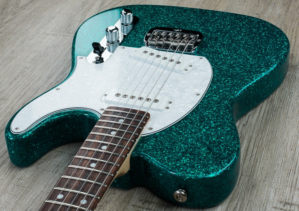 G&L USA ASAT Special Electric Guitar, Rosewood Fingerboard, Hard Case - Turquoise Flake Finish