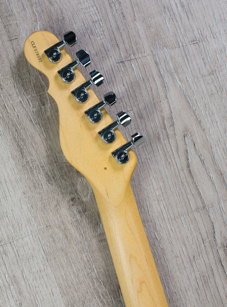 G&L USA ASAT Classic Electric Guitar Maple Neck and Fretboard with Case - 2-Tone Sunburst Frost Finish