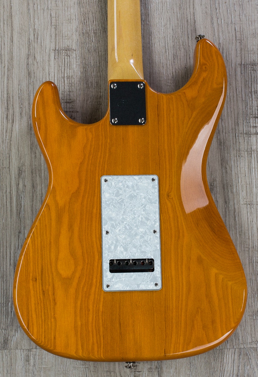 G&L USA Comanche Electric Guitar Maple Neck and Fretboard with Case - Honeyburst Finish